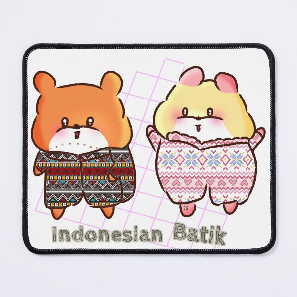 Item preview, Hamster | Hamster Lover - Indonesian Batik Day designed and sold by FennyWijayaMomo.
