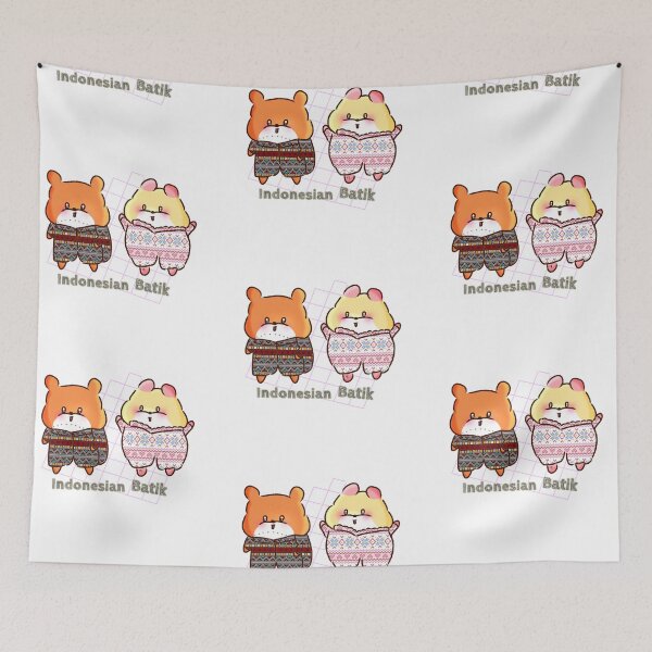 Item preview, Hamster | Hamster Lover - Indonesian Batik Day designed and sold by FennyWijayaMomo.