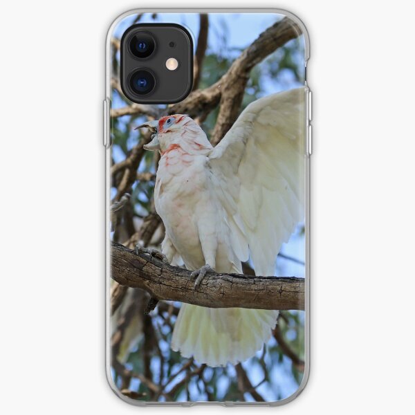 Little Corella and Long-billed Corella (1039) iPhone Soft Case