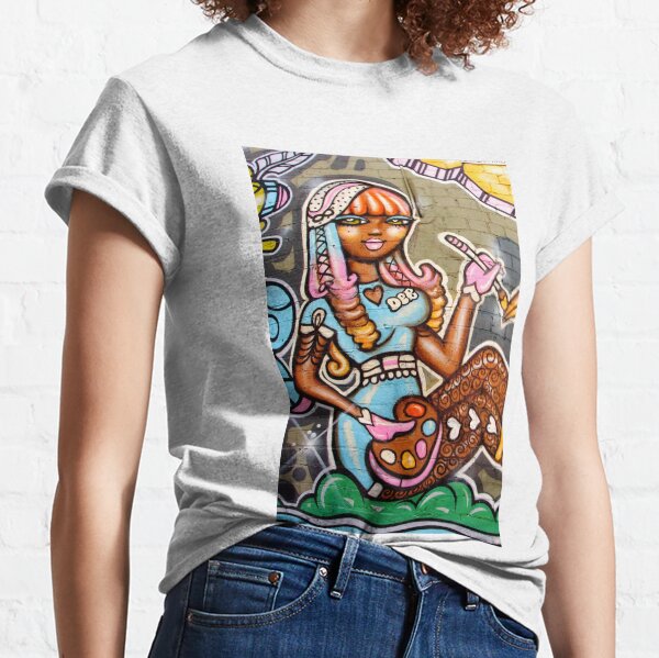 Street Art Debbie Classic T-Shirt