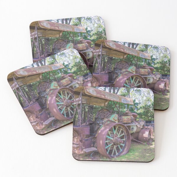 Item preview, Rusting Vintage Steam Tractor at Montsalvat designed and sold by Steven Jodoin.