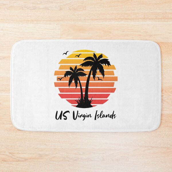 Item preview, US Virgin Islands Tropical Sunny Scene designed and sold by IdentiTee Studios.