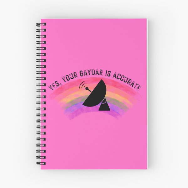 Item preview, Yes Your Gaydar Is Accurate Radar For Pride Month In Pink designed and sold by LuckyKermit.