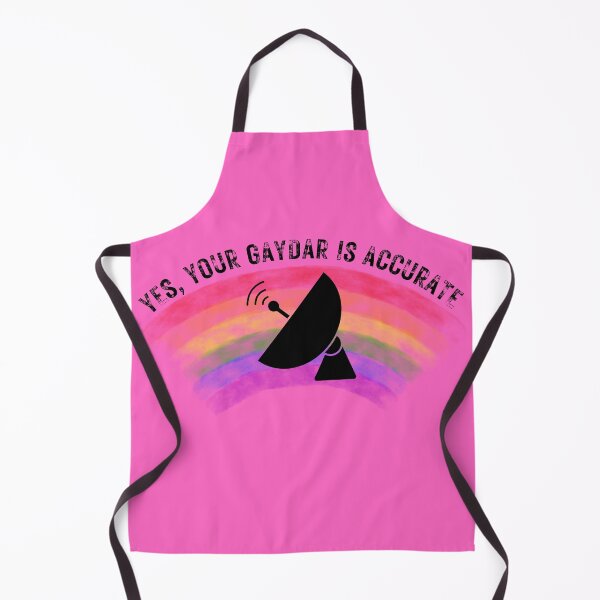 Item preview, Yes Your Gaydar Is Accurate Radar For Pride Month In Pink designed and sold by LuckyKermit.