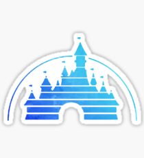Schloss inspiriert Silhouette Sticker