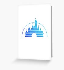 Castle Inspired Silhouette Greeting Card