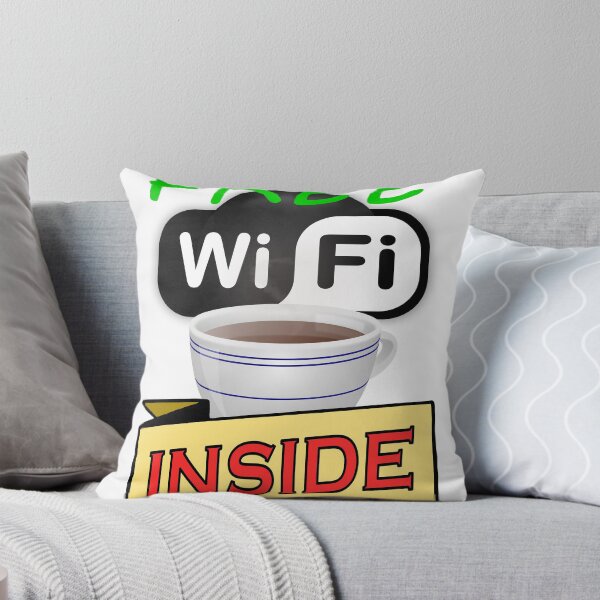 Item preview, Free WiFi Inside color full on Art designed and sold by greengoodnich.