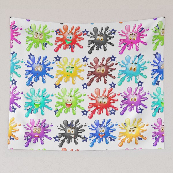 Item preview, Cartoon Splash with Faces designed and sold by CreativeMagi.