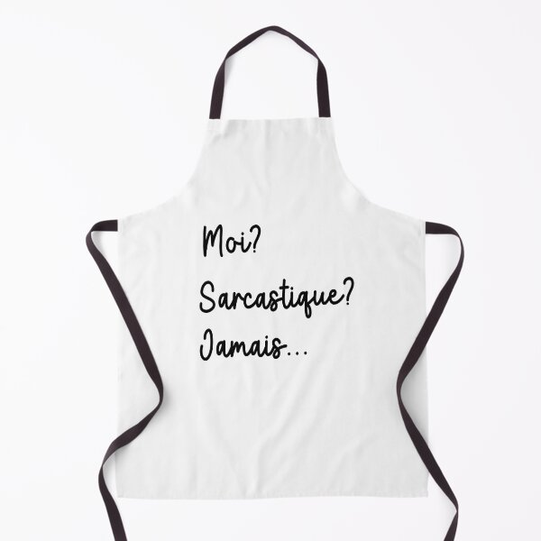 Item preview, Moi? Sarcastique? JamaisCute,Funny Sarcastic French Design designed and sold by toufikpromo.
