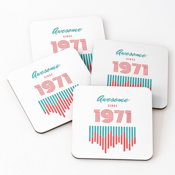 Item preview, Awesome since 1971,birthday gift designed and sold by Tshepomuza.