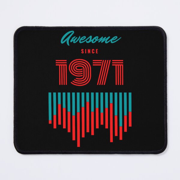 Item preview, Awesome since 1971,birthday gift designed and sold by Tshepomuza.