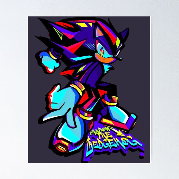 Shadow the Hedgehog (Japanese Edition) Poster for Sale by PLUS-ULTRAS