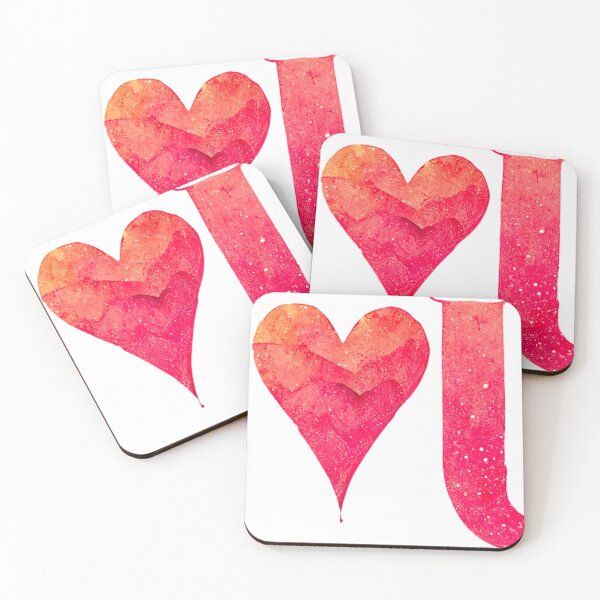 Item preview, I love you lettering in waterbrush colors designed and sold by artofbelletz.