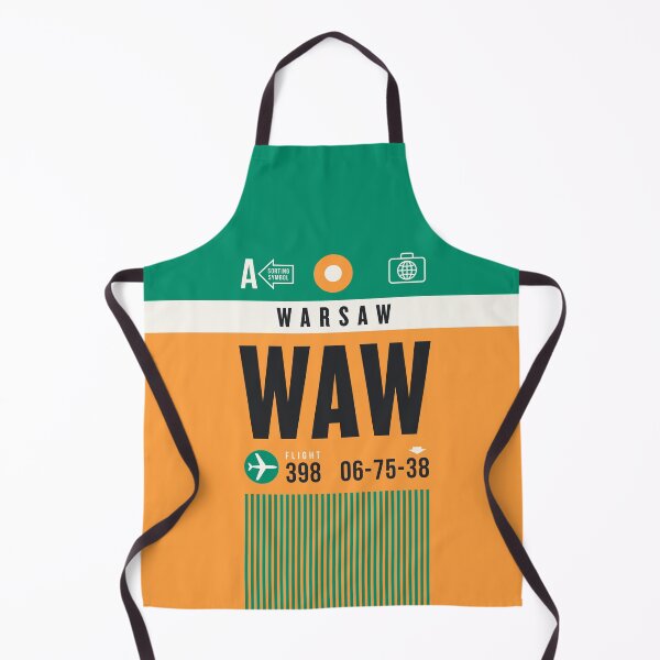 Item preview, Luggage Tag A - WAW Warsaw Poland designed and sold by VoodooCircus.