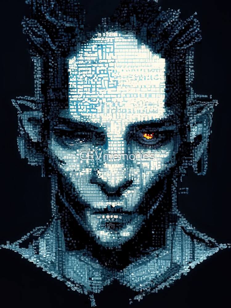 "ASCII art of a hacker 2" Poster for Sale by CEVmemories Redbubble