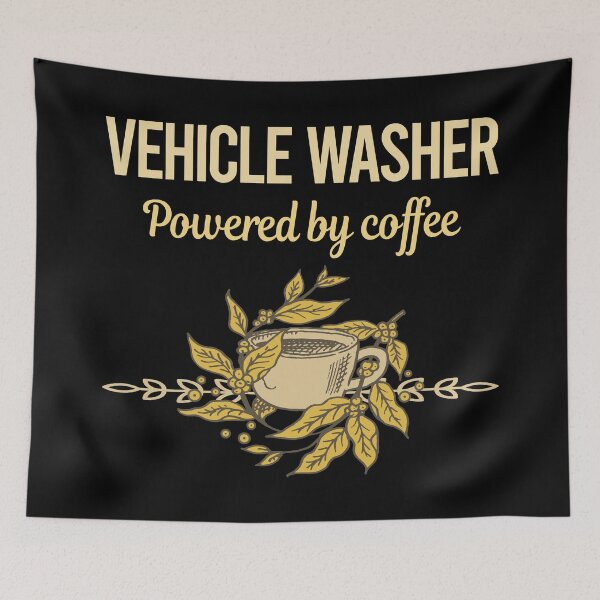 Item preview, Powered By Coffee Vehicle Washer designed and sold by toniabrendaom.