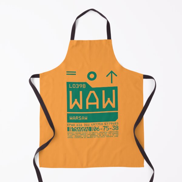 Item preview, Luggage Tag C - WAW Warsaw Poland designed and sold by VoodooCircus.