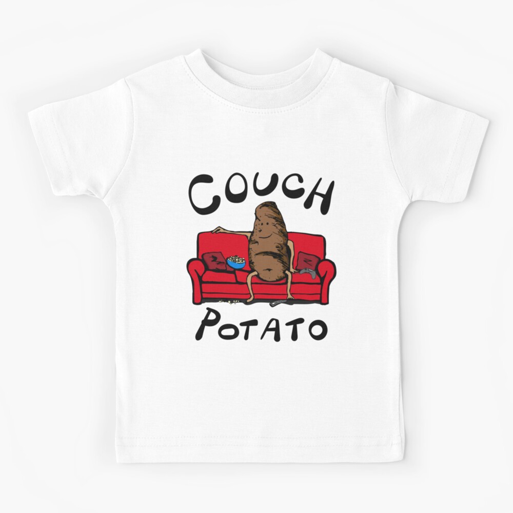 Couch Potato Kids T Shirt By Brimpamby Redbubble