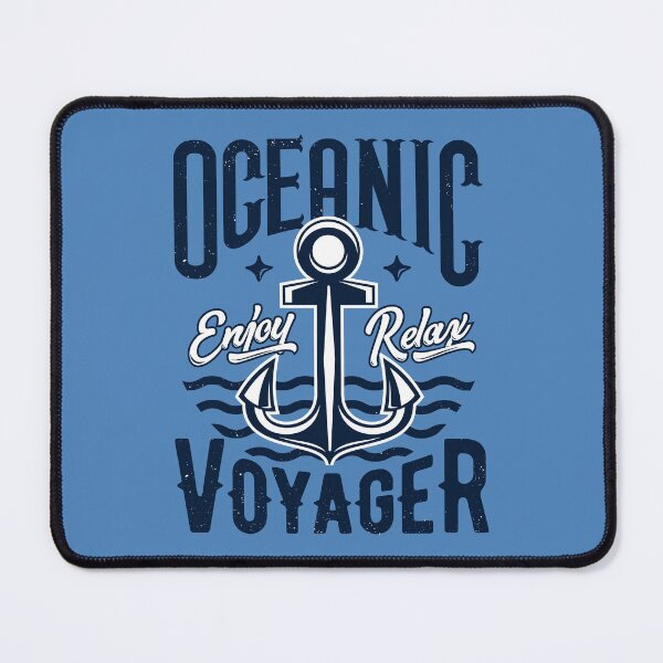 Artikelvorschau, Oceanic Voyager - Ein Design mit einem Anker und dem Spruch Oceanic Voyager Enjoy Relax entworfen und verkauft von velisani.
