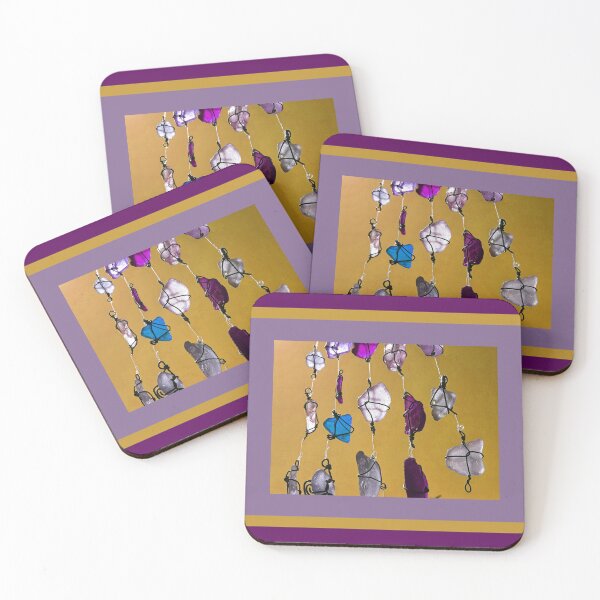 Item preview, Sea Glass Fun Colors Happy Positive Vibes on Color Blocks Background 1 of 4 designed and sold by Beachy.