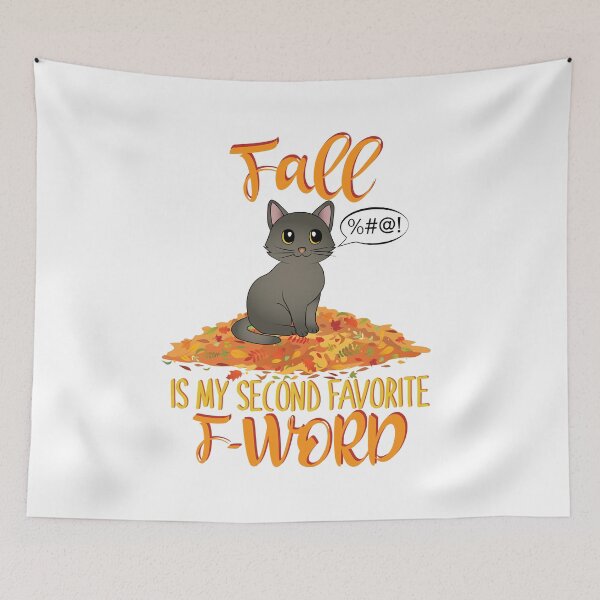Item preview, Fall is My Second Favorite F-Word - Funny Autumn designed and sold by TheInkElephant.