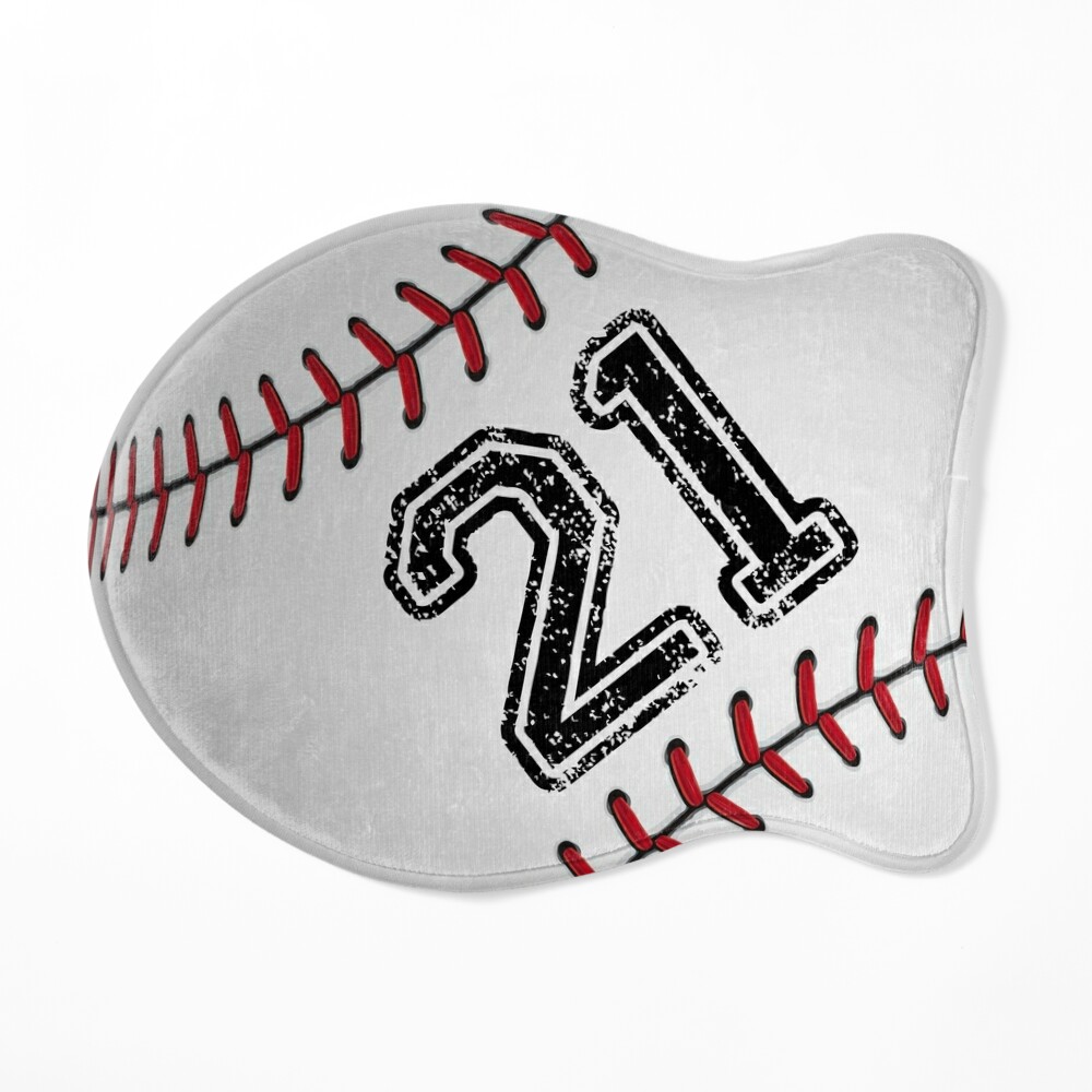 Baseball ball number 21, twenty one  Poster for Sale by