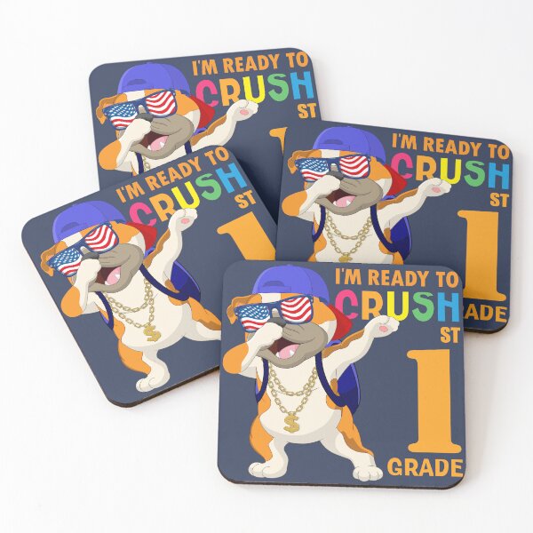 Item preview, I'm Ready To Crush 1st Grade  Funny Dabbing Pug Dog Dab  Back To School designed and sold by ANO  RIC.