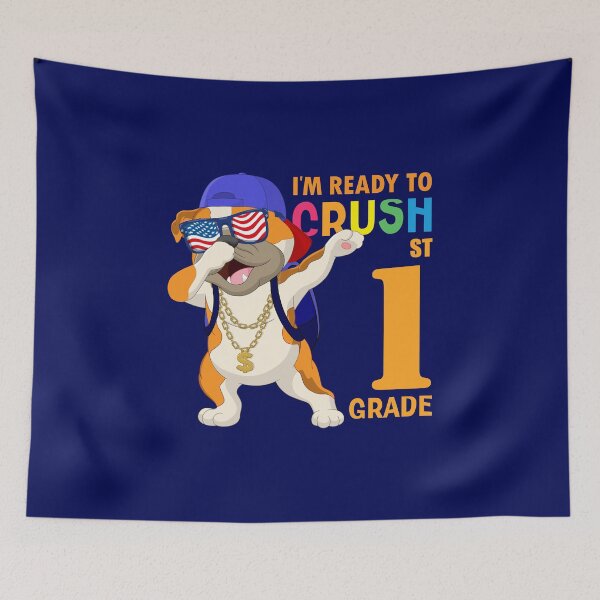 Item preview, I'm Ready To Crush 1st Grade  Funny Dabbing Pug Dog Dab  Back To School designed and sold by ANO  RIC.