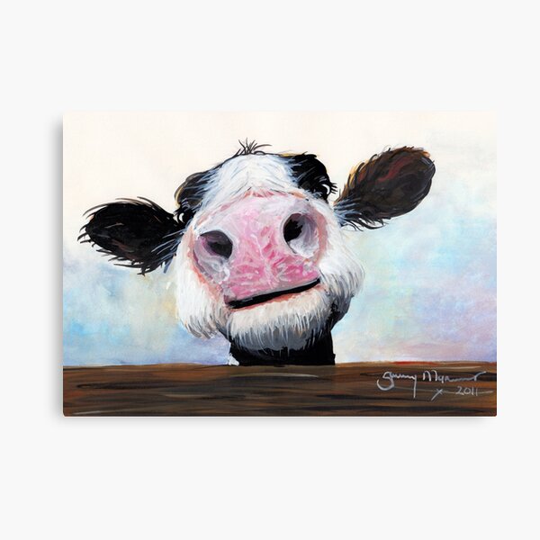 Item preview, NOSEY COW 'HEY! HOW'S IT GOIN'?' BY SHIRLEY MACARTHUR designed and sold by Shirley MacArthur Limited.