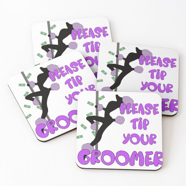 Item preview, Tip your groomer $ purple  designed and sold by SaintsPlace.