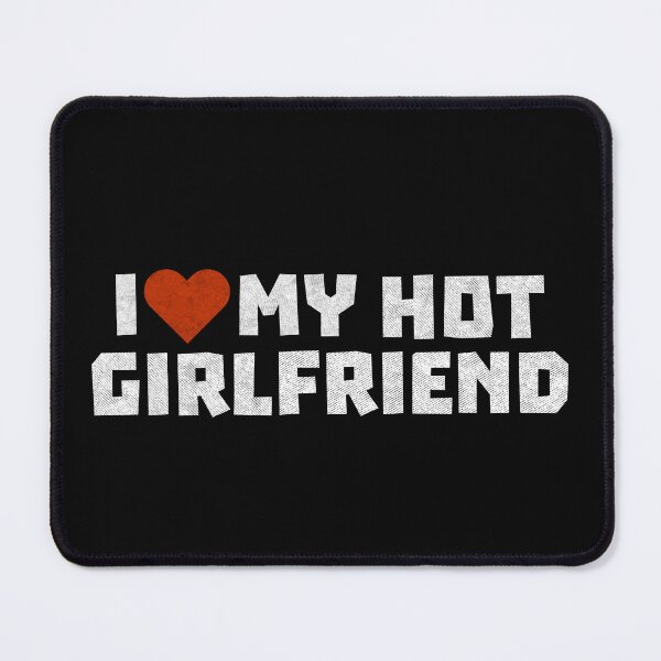 Item preview, I Love My Hot Girlfriend Couples Matching Funny Red Heart for Boyfriend  designed and sold by alenaz.