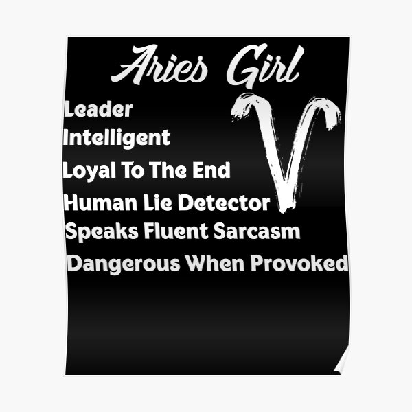 Aries Facts Posters for Sale | Redbubble Aries Facts Posters for Sale | Redbubble