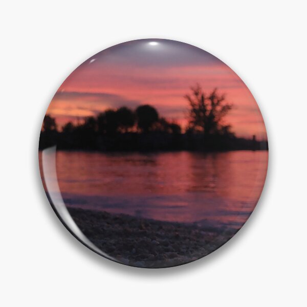 Item preview, Stunning pink sunset in New Orleans  designed and sold by grey-hand-art.