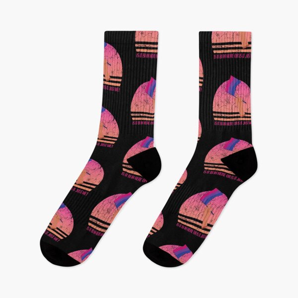 Item preview, Is It Bi In Here Or Is It Just Me Bisexual Flag For Pride Month In Black designed and sold by LuckyKermit.