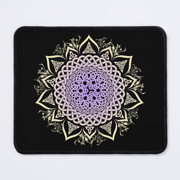 Item preview, Seven Petalled Celtic Knot Work Lotus Mandala designed and sold by kernowerno.