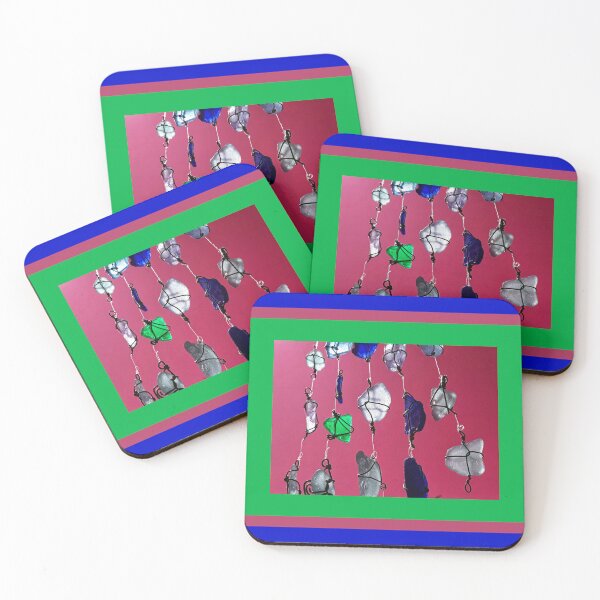 Item preview, Sea Glass Fun Colors Happy Positive Vibes on Color Blocks Background 3 of 4 designed and sold by Beachy.