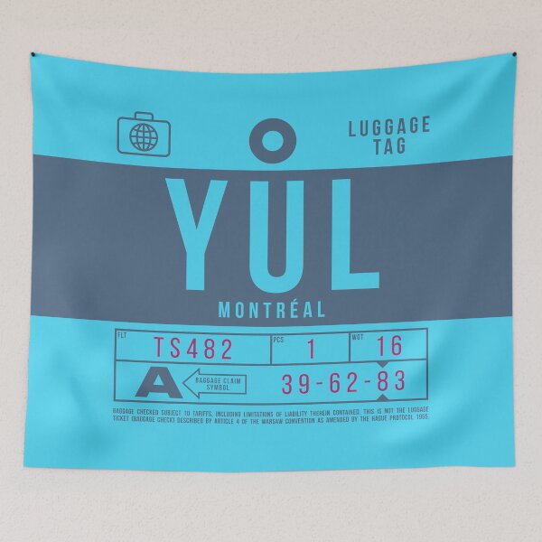 Item preview, Luggage Tag B - YUL Montreal Canada designed and sold by VoodooCircus.