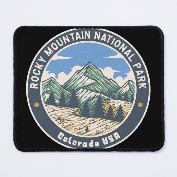 Item preview, Rocky Mountain National Park Vintage Mountains designed and sold by JordanHolmes.