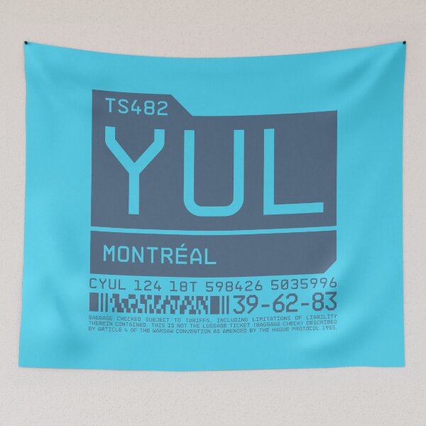 Item preview, Luggage Tag C - YUL Montreal Canada designed and sold by VoodooCircus.