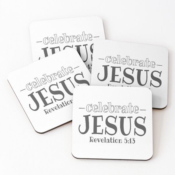 Item preview, Christian Design - Celebrate Jesus - Revelation 5 verse 15 designed and sold by simplydesignart.