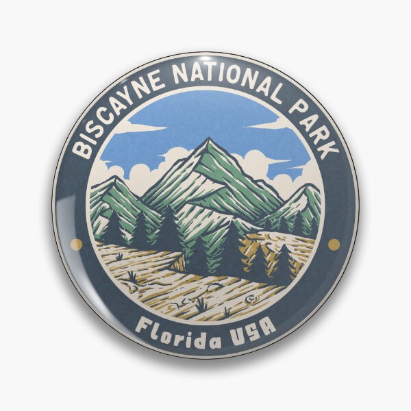Item preview, Biscayne National Park Vintage Mountains designed and sold by JordanHolmes.