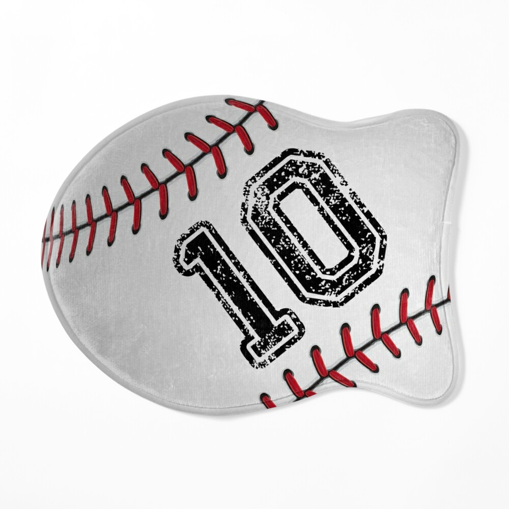 Baseball ball number 10, ten | Photographic Print