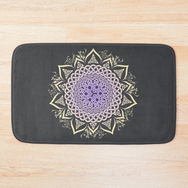 Item preview, Seven Petalled Celtic Knot Work Lotus Mandala designed and sold by kernowerno.