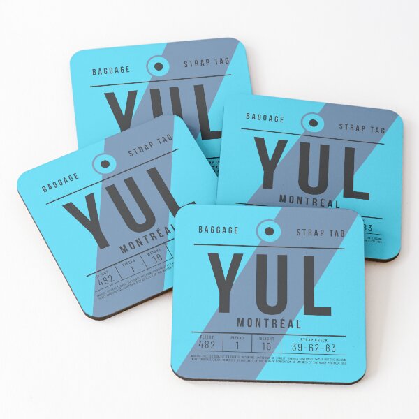 Item preview, Luggage Tag E - YUL Montreal Canada designed and sold by VoodooCircus.