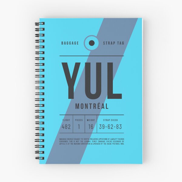 Item preview, Luggage Tag E - YUL Montreal Canada designed and sold by VoodooCircus.