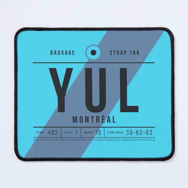Item preview, Luggage Tag E - YUL Montreal Canada designed and sold by VoodooCircus.