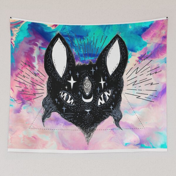 Item preview, Wizard Cat designed and sold by mermaidmonsters.