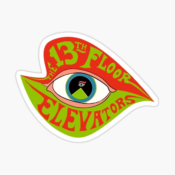 13th Floor Elevators Stickers for Sale | Redbubble