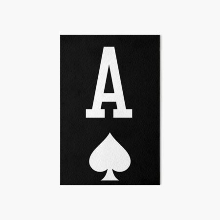 Ace of Spades Symbol Sticker for Sale by iiiidesign