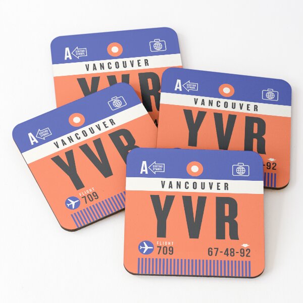Item preview, Luggage Tag A - YVR Vancouver Canada designed and sold by VoodooCircus.